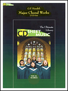 Major Choral Works Vocal Scores CD-ROM Book & CD cover